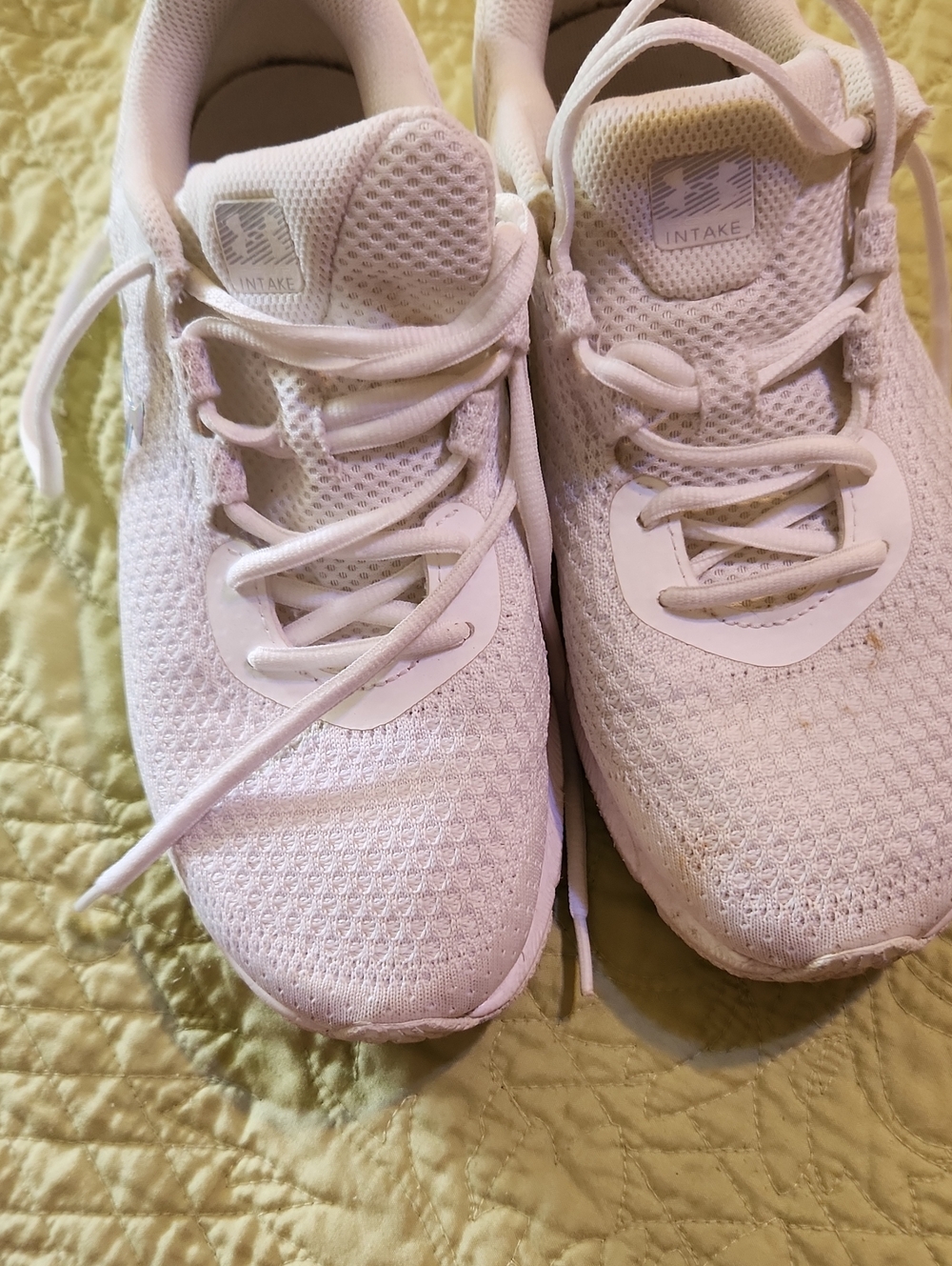 Under Armour Women’s White Mesh Athletic Sneakers